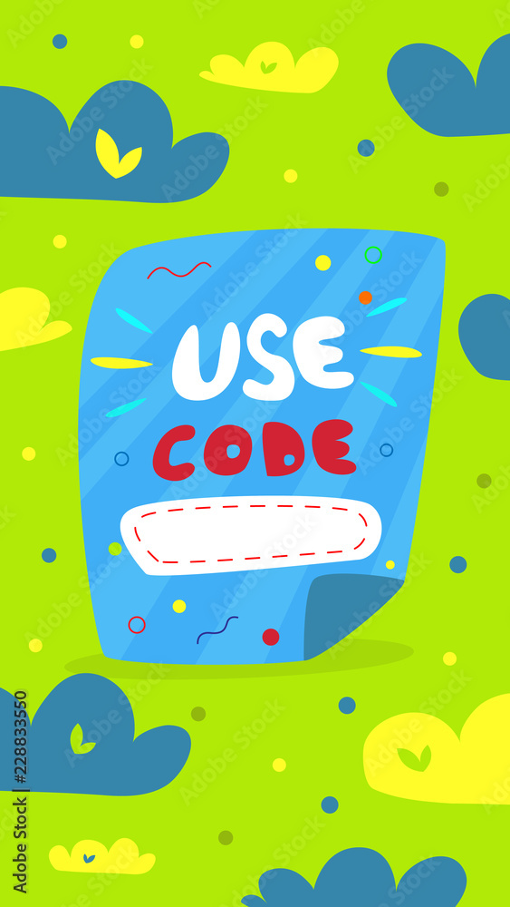 Promo code. Concept promotions. Promo code. Concept promotions.