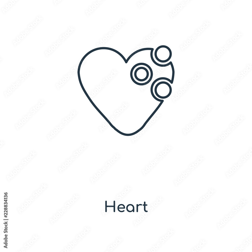 Obraz premium heart icon vector