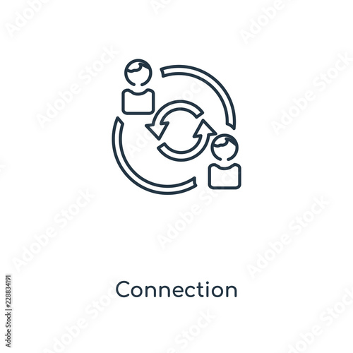 connection icon vector