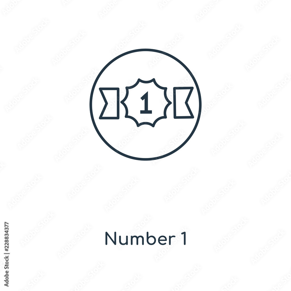 number 1 icon vector number 1 icon vector