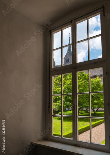 The window in convent Corvey Hoexter  Germany