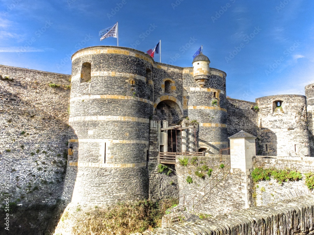 château des ducs d'Anjou-Angers-Maine et Loire-France