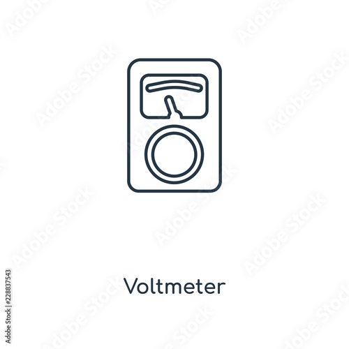 voltmeter icon vector