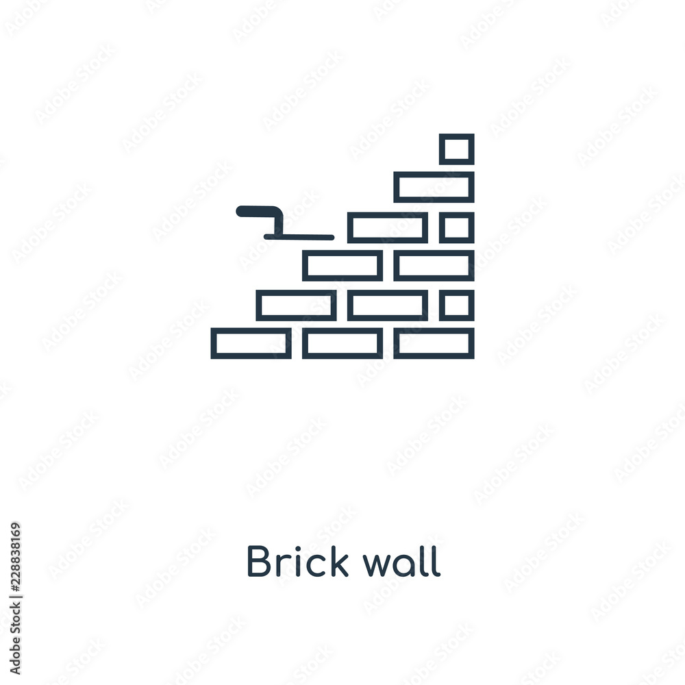 brick wall icon vector brick wall icon vector