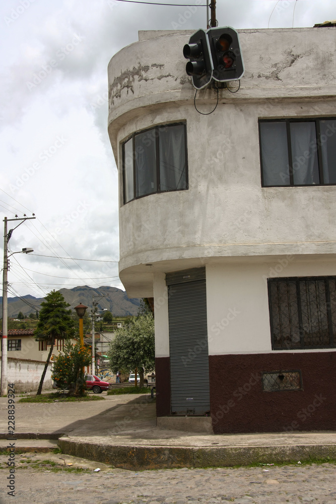 A street in Ayora, Ecuador