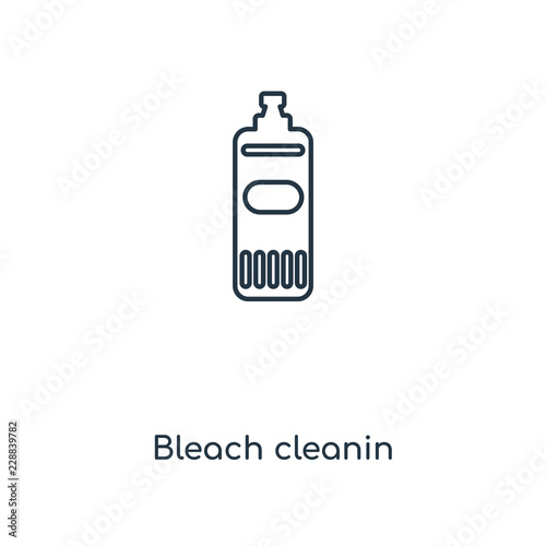 bleach cleanin icon vector