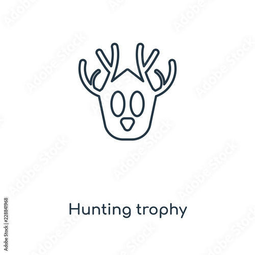 hunting trophy icon vector