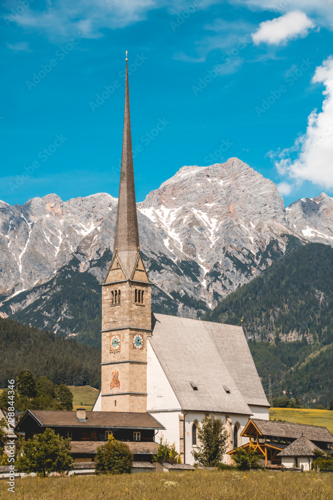 Beautiful alpine view at Maria Alm - Tyrol - Austria Beautiful alpine view at Maria Alm - Tyrol - Austria