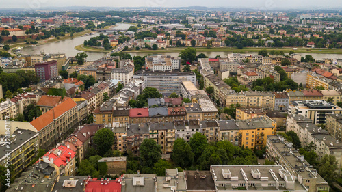 the district of Nowy Świat and Debniki in Krakow, Poland