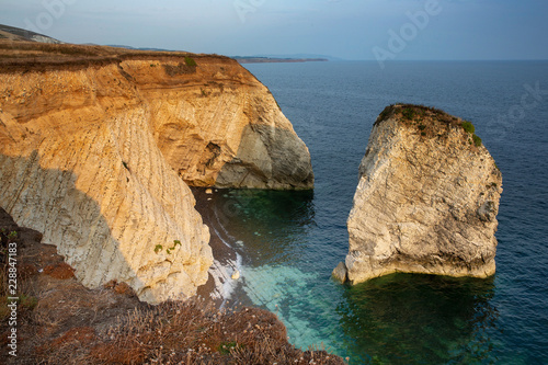 Isle of Wight. England United Kingdom. Coast photo