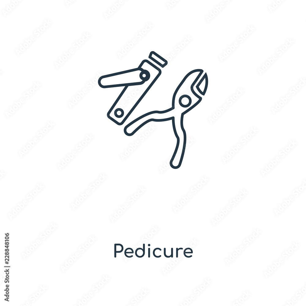pedicure icon vector pedicure icon vector