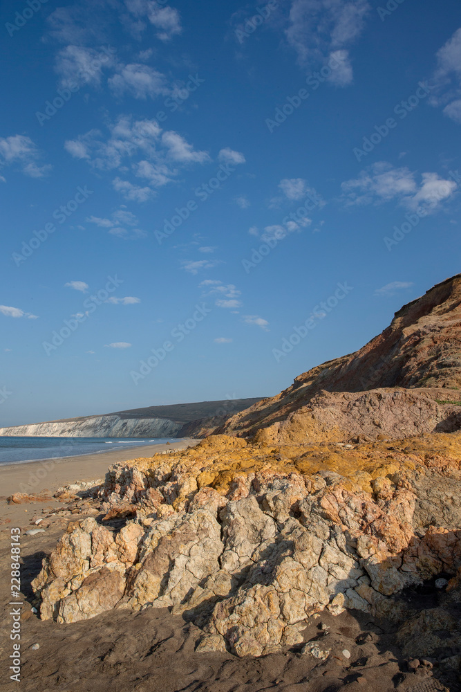 Isle of Wight Starcross England. United Kingdom. Coast Beach Isle of Wight Starcross England. United Kingdom. Coast Beach
