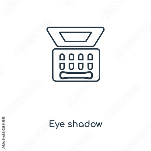 eye shadow icon vector
