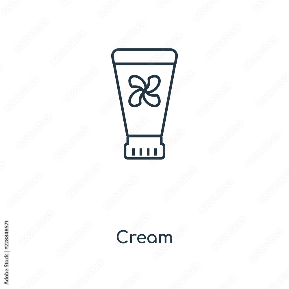 cream icon vector cream icon vector