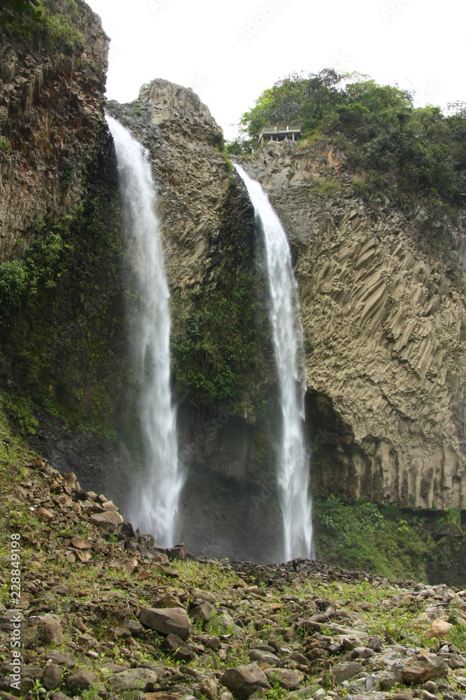 Obraz premium Big waterfalls in Ecuador