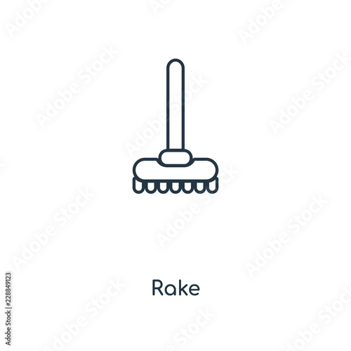 rake icon vector