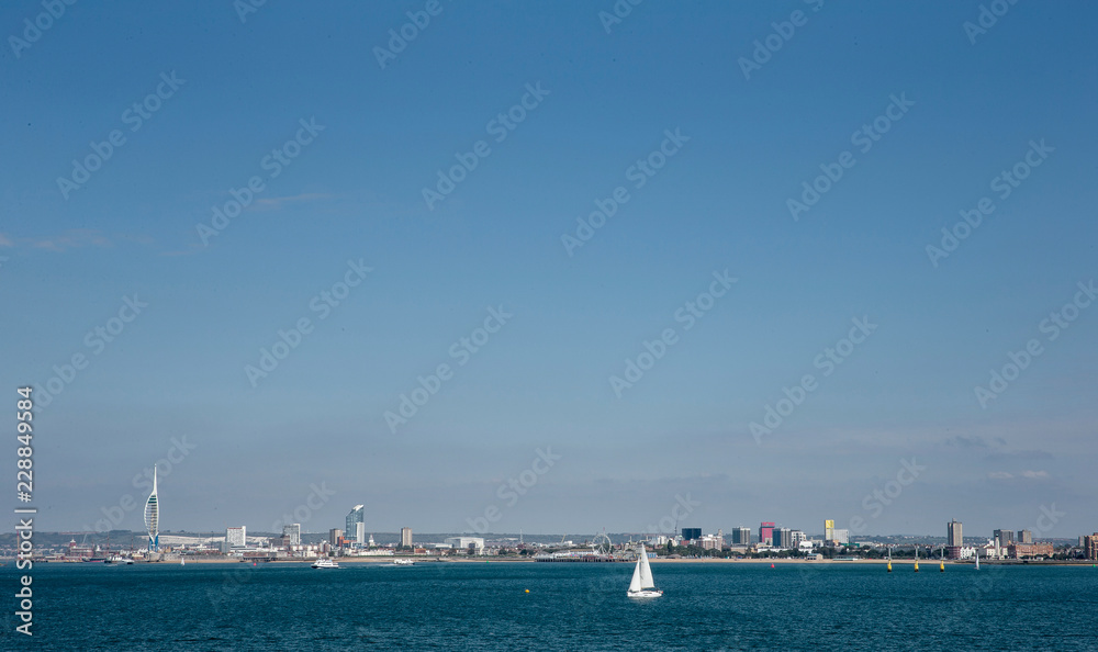 Botas Portsmouth Ferry Starcross England. United Kingdom Hampshire
