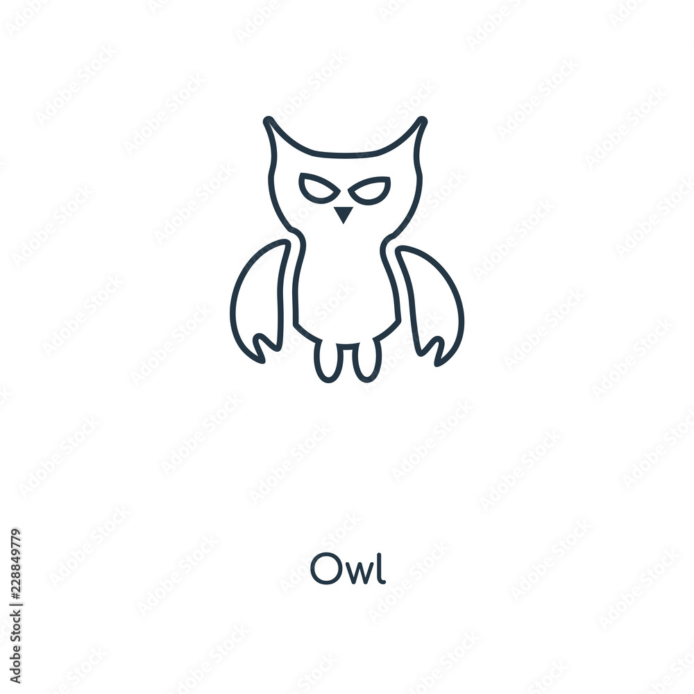 owl icon vector owl icon vector
