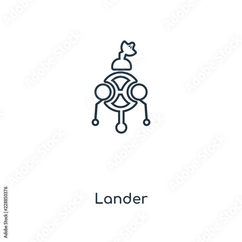 lander icon vector