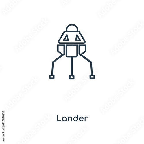 lander icon vector