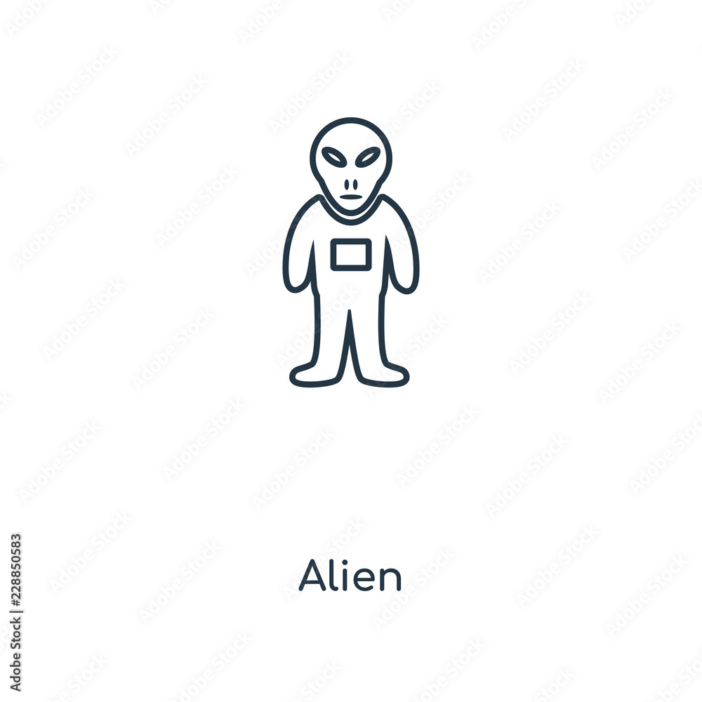alien icon vector alien icon vector