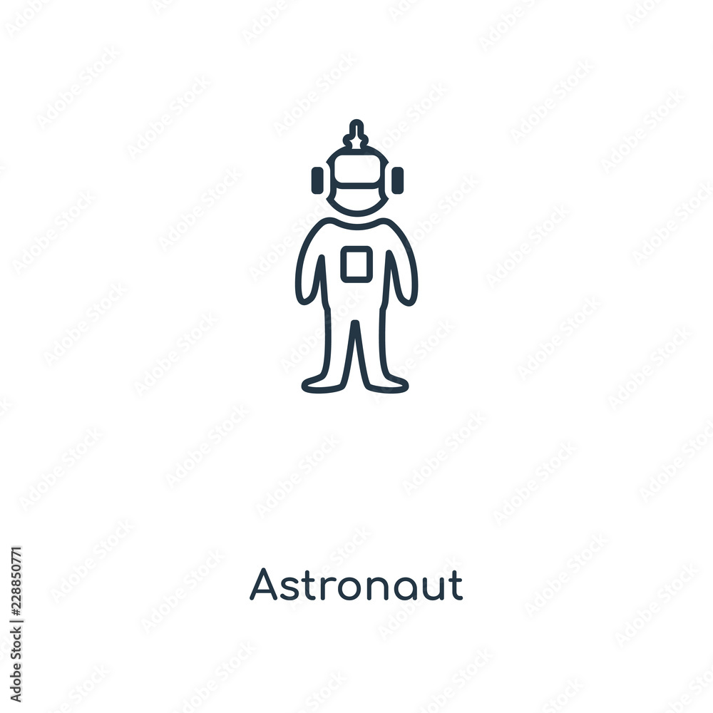 astronaut icon vector