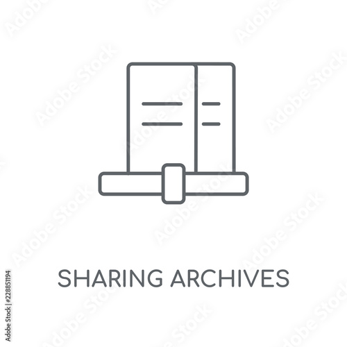 sharing archives icon