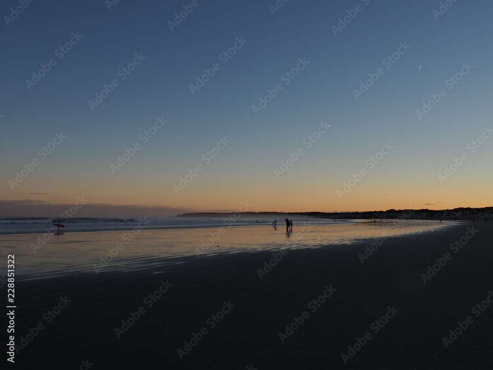 Long Sands Beach bei Abend, Maine