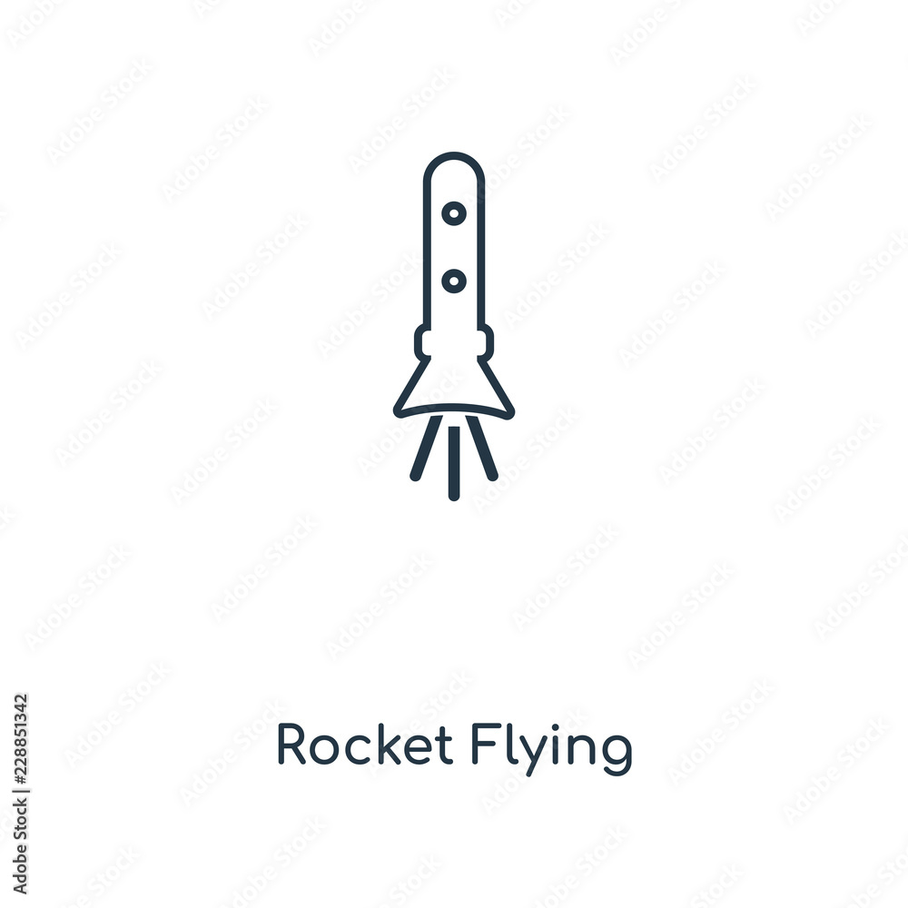 rocket flying icon vector rocket flying icon vector