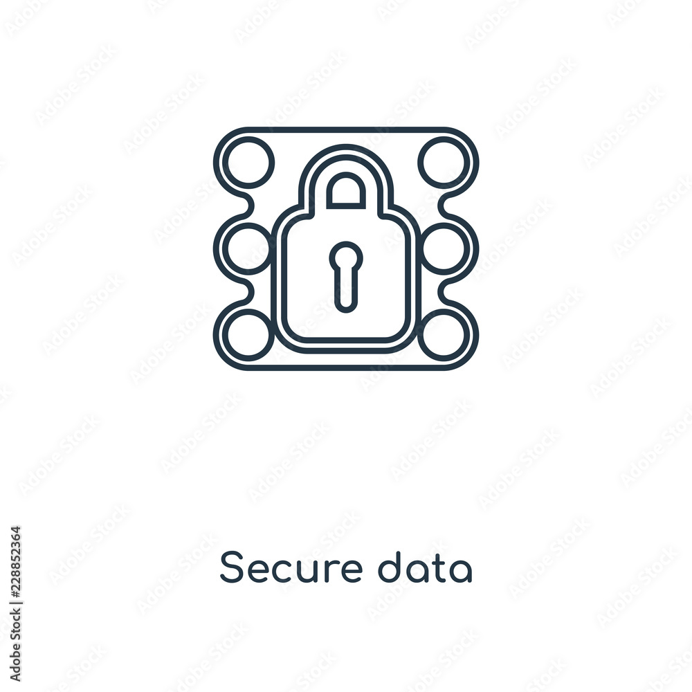 secure data icon vector icon vector secure data icon vector icon vector