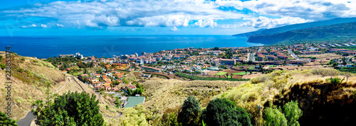 Blick über Puerto de la Cruz, Teneriffa, Spanien 