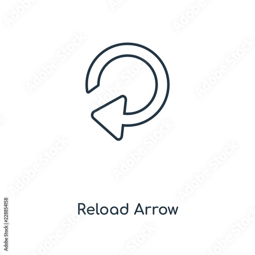 reload arrow icon vector