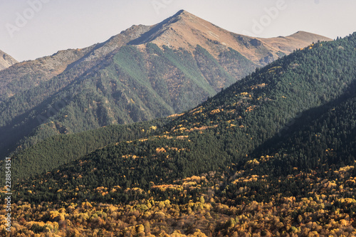 Autumn alpine landscape.