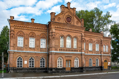Biysk, the building of the former real school