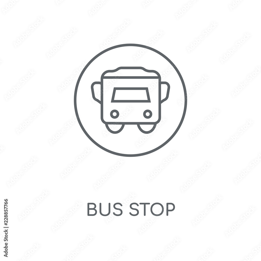 bus stop icon bus stop icon
