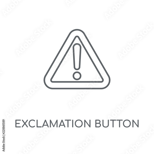 exclamation button icon