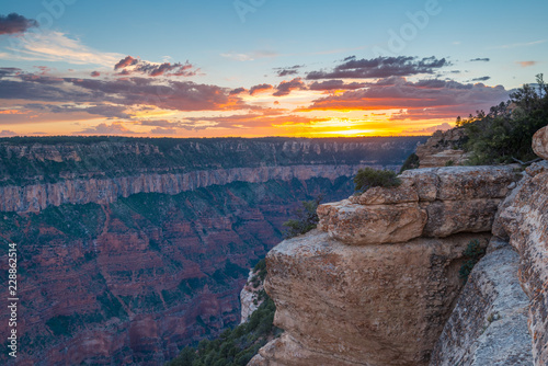 Sunset at the North Rim of The Grand Canyon