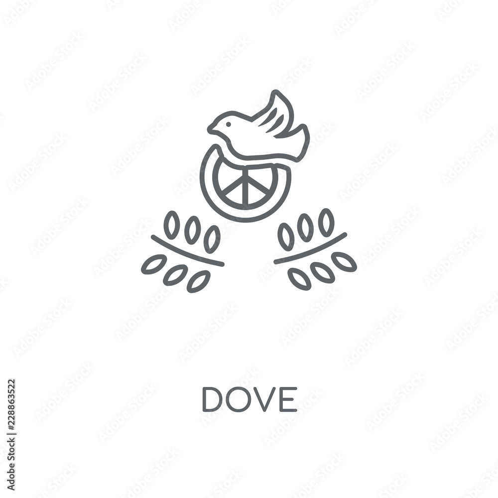 Obraz premium dove icon