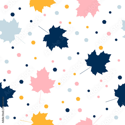 Abstract seamless pattern background. Childish geometric cover for design birthday card, wallpaper, holiday wrapping paper, shop seasonal sale advertising, textile fabric, bag print, t shirt etc.