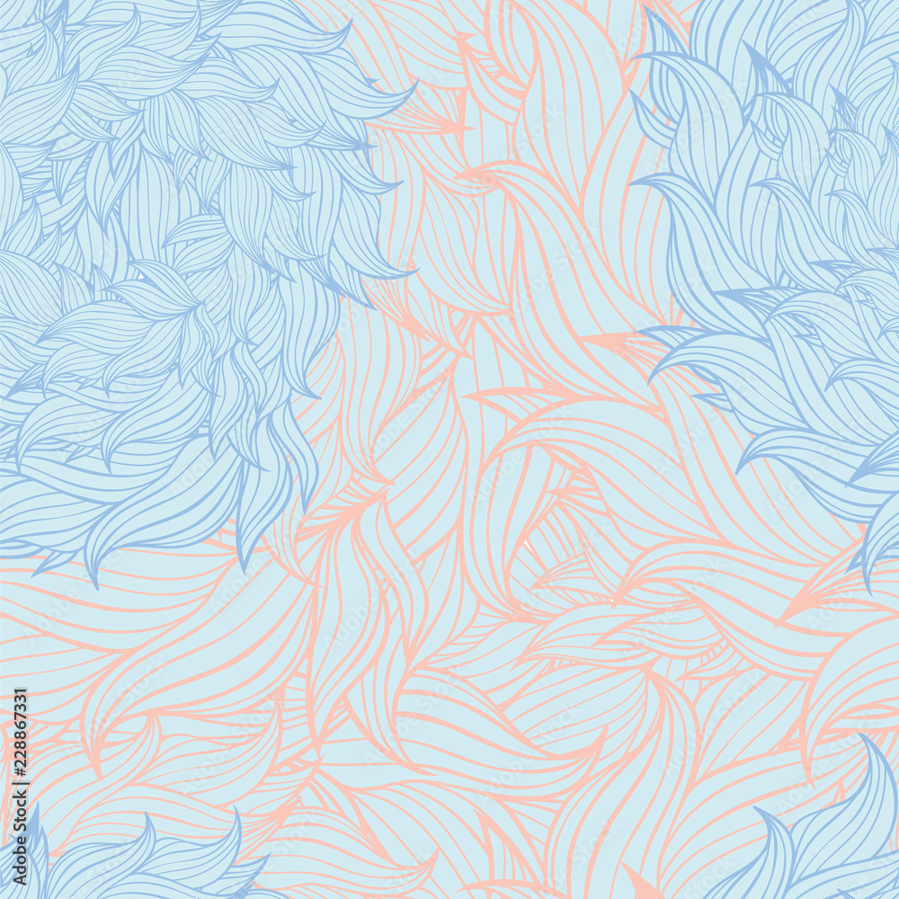 Seamless floral background pattern. Nature theme,leaves, hand - drawn abstract elements. Template for textile,paper, greeting card, postcard design, backdrop, banner Seamless floral background pattern. Nature theme,leaves, hand - drawn abstract elements. Template for textile,paper, greeting card, postcard design, backdrop, banner