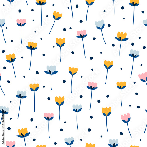 Abstract seamless pattern background. Childish application geometric cover for design birthday card, wallpaper, holiday wrapping paper, shop sale advertising, textile fabric, bag print, t shirt etc.
