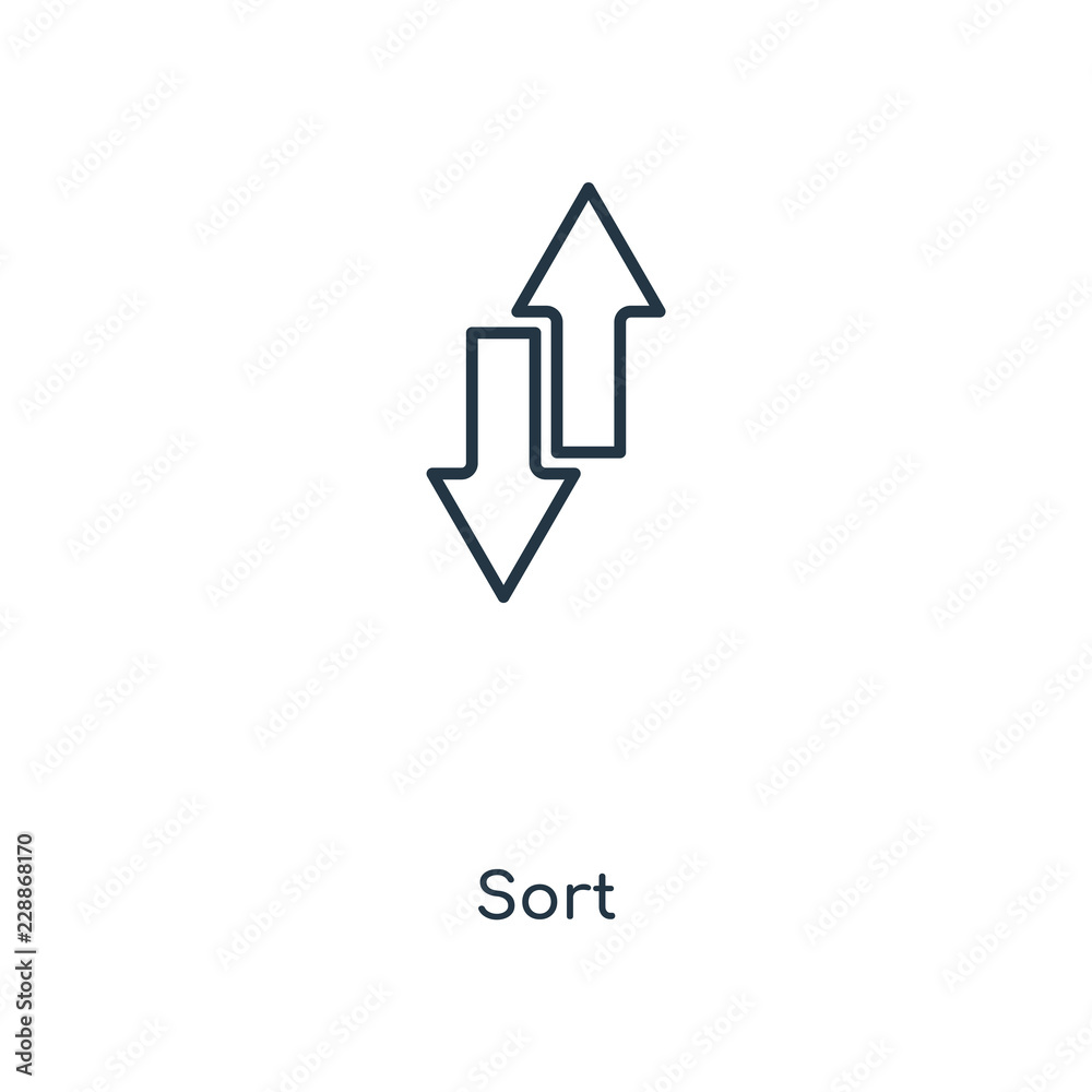 sort icon vector sort icon vector