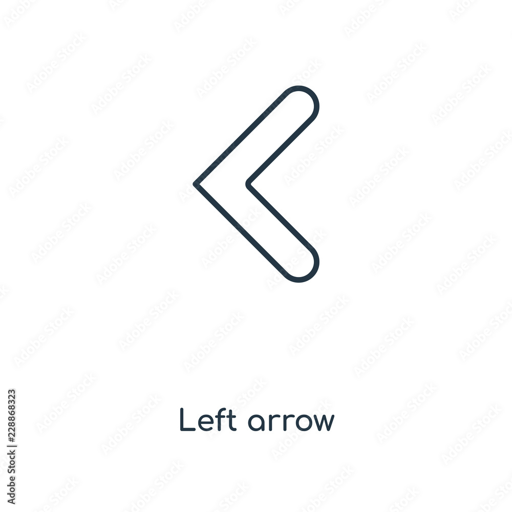 left arrow icon vector left arrow icon vector