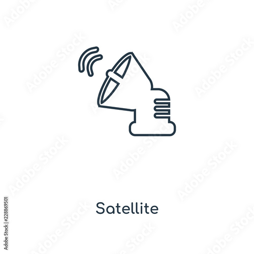 satellite icon vector