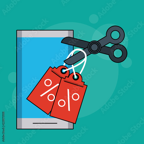 Shopping online concept