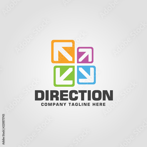 Direction Logo Template