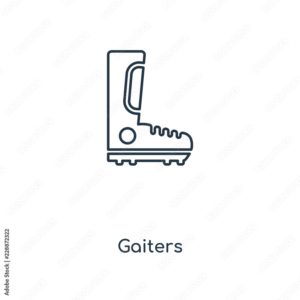 gaiters icon vector gaiters icon vector