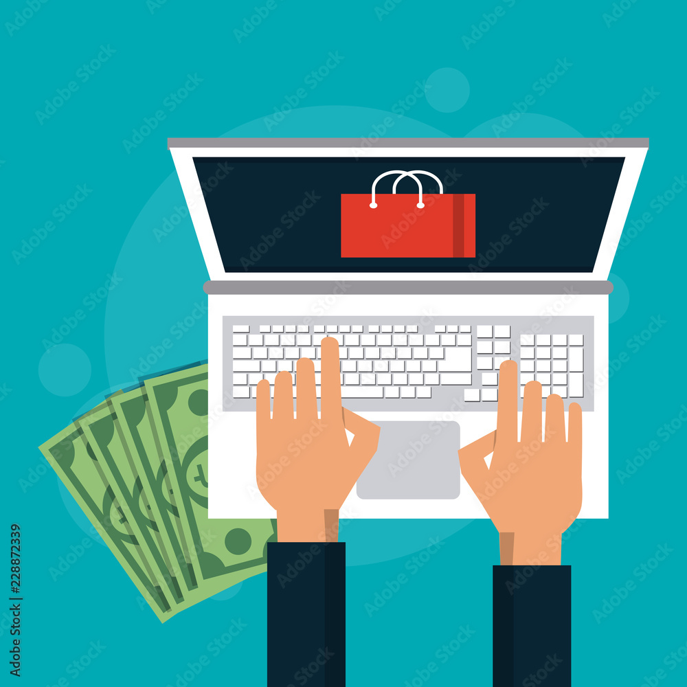Shopping online concept Shopping online concept