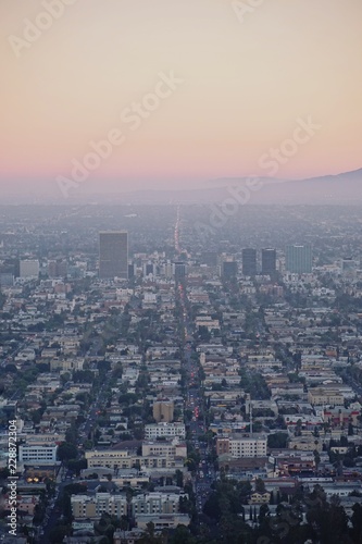 Los Angeles zum Sonnenuntergang