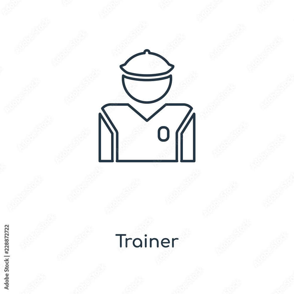 trainer icon vector